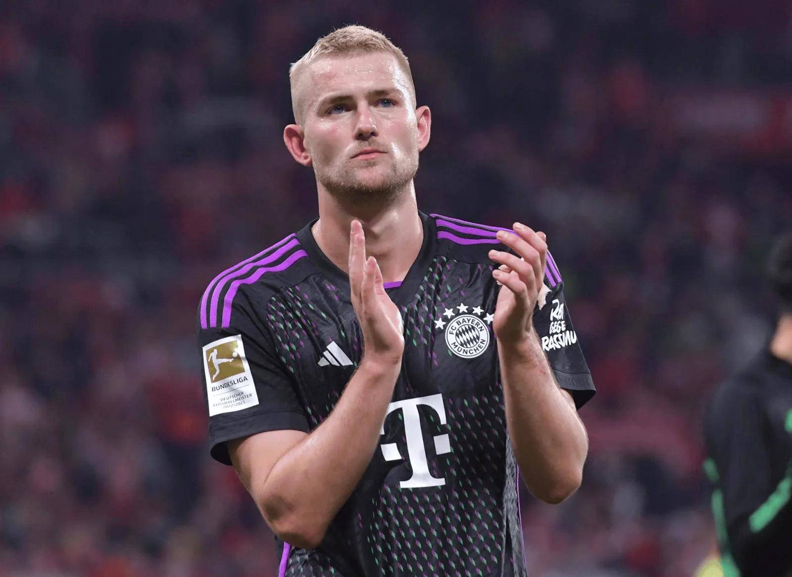 德里赫特发表感言致谢球迷支持 德里赫特发表感言致谢球迷支持